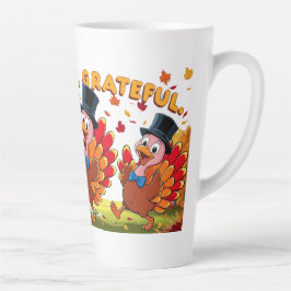 Dankbar Glückwunsch zum Erntedankfest Milchtasse