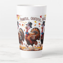 Dankbar Glückwunsch zum Erntedankfest Milchtasse