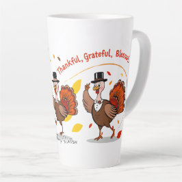 Dankbar Glückwunsch zum Erntedankfest Milchtasse
