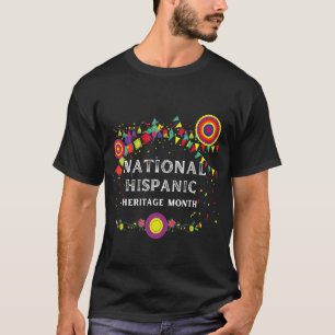 dankbar Happy National Hispanic Heritage Montag La T-Shirt