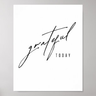dankbar heute. Poster & Prints
