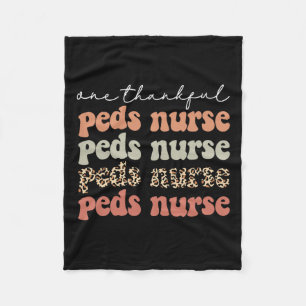 Dankbar Peds Nurse Herbstbaum Herbstlaub Dank Fleecedecke