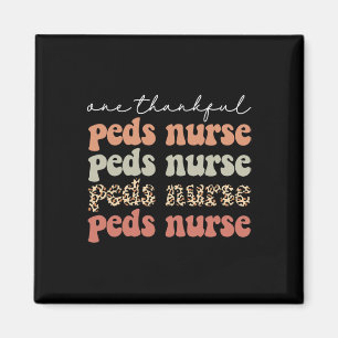 Dankbar Peds Nurse Herbstbaum Herbstlaub Dank Magnet
