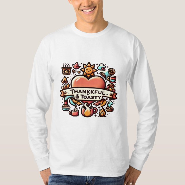 Dankbar & Toasty T-Shirt (Vorderseite)