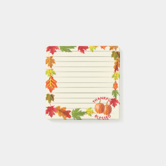 Dankbar und gesegnet Post-it-Note Post-it Klebezettel