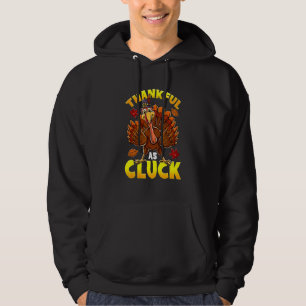 Dankbar wie ein Huhn Erntedankfest Pilger Truthah Hoodie