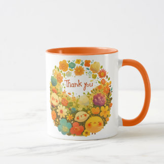 Dankbare Blüten Tasse