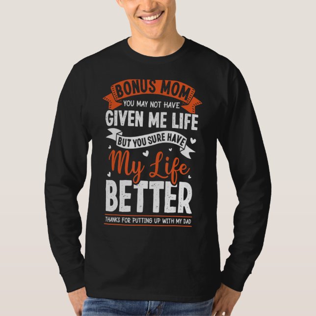Dankbare Bonus-Mama Stepmutter Stepmutter für Daug T-Shirt (Vorderseite)