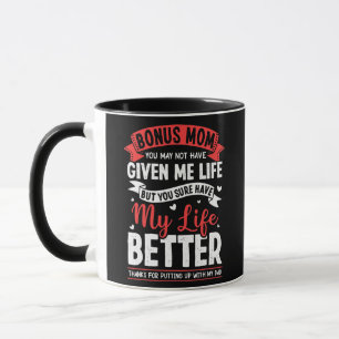 Dankbare Bonus-Mutter Stiefmutter Stiefmutter Für Tasse