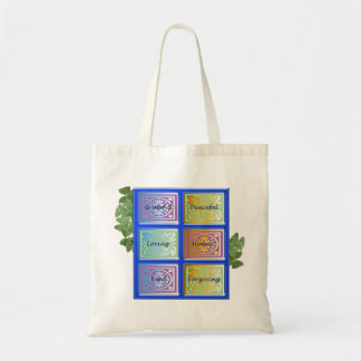 Dankbare friedliche Tasche