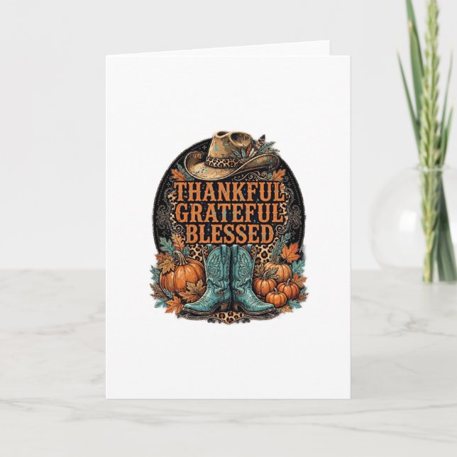 Dankbare Gesegnete Karte Geschenk für Sie (Vorderseite)