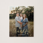 Dankbare Herbst Erntedank Herbst Foto Puzzle<br><div class="desc">Foto Geschenke machen die besten Geschenke! Einfach mit Ihrem Text und/oder Foto personalisiert für ein individuelles Aussehen. Entworfen von Berry Berry Sweet. Weitere Designs finden Sie unter www.berryberrysweet.com</div>