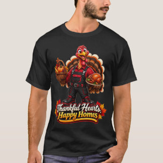 DANKBARE HERZEN, GLÜCKLICHE HEIME T-Shirt