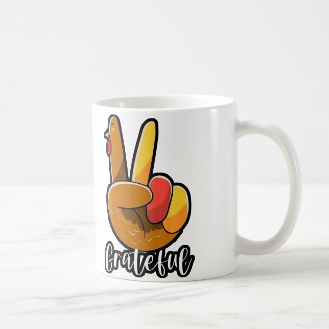 Dankbare Kaffee-Tasse Kaffeetasse (Rechts)