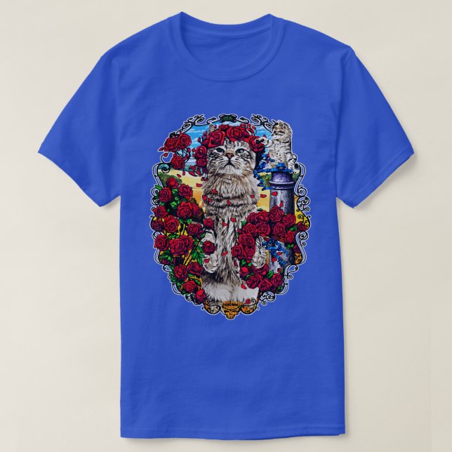 Dankbare Katzen T-Shirt (Design vorne)