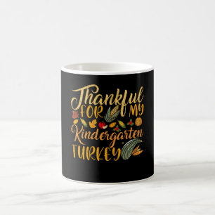 Dankbare Kindergarten Truthähne Erntedankfest Lehr Kaffeetasse