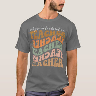 Dankbare Lehrerin für physische Bildung Retro Fall T-Shirt