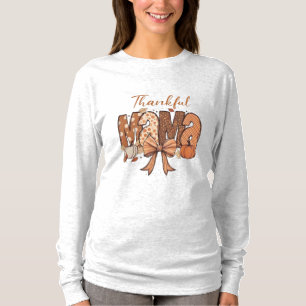 Dankbare Mama - Herbstliches Erntedankfest T-Shirt