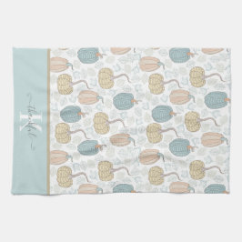 Dankbare Mit Monogramm Küchentücher