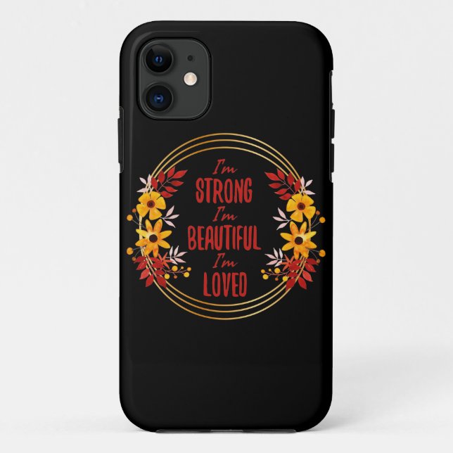 Dankbare Motivationsworte für den Erfolg Case-Mate iPhone Hülle (Rückseite)
