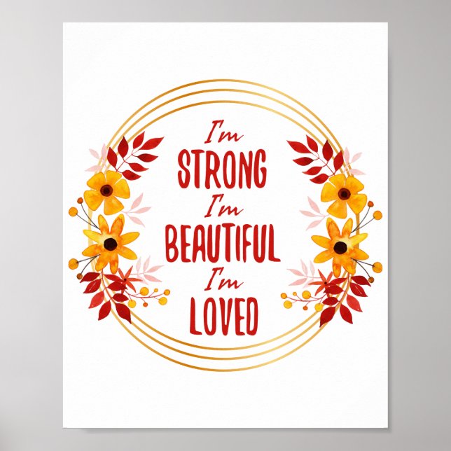 Dankbare Motivationsworte für den Erfolg Poster (Vorne)