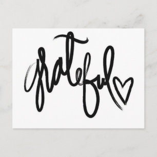 Dankbare Postkarte