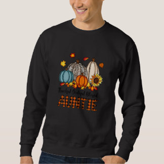 Dankbare und gesegnete Tante Kürbisse F für Damen Sweatshirt