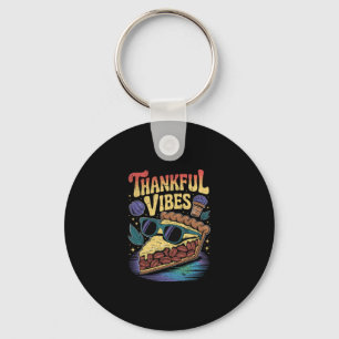 Dankbare Vibes Coole Pecan Pie Singles Thanksgivin Schlüsselanhänger