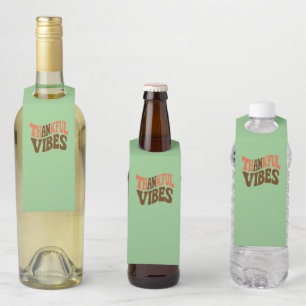 Dankbare Vibes Erntedankfest Vintage Dankbar Flaschenanhänger