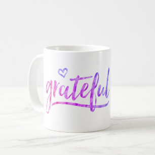 Dankbare Wasserfarbe Tasse