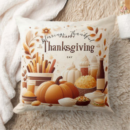 Dankbare Zusammenkünfte: Thanksgiving-Kissen Kissen