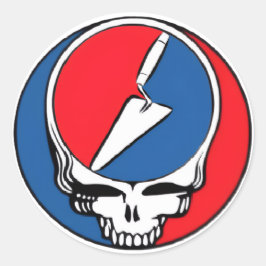 Dankbarer Archäologe Runder Aufkleber