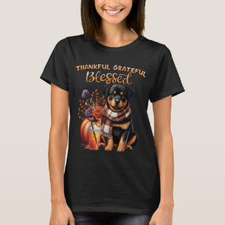 Dankbarer dankbarer gesegneter Rottweiler T-Shirt