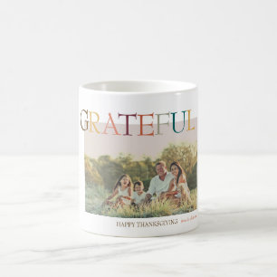 Dankbarer Erntedank Minimalistisches Foto Kaffeetasse
