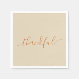 Dankbarer Erntedank Serviette