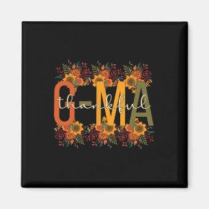 Dankbarer G-Ma Großmutter-Erntedank G-Ma Grandm Magnet