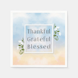 Dankbarer, gesegneter Erntedank | Serviette