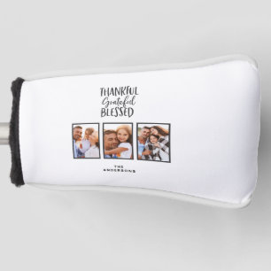 Dankbarer, gesegneter Foto Erntedank Golf Headcover