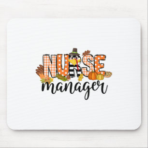 Dankbarer Krankenpflegemanager Erntedankfest Krank Mousepad