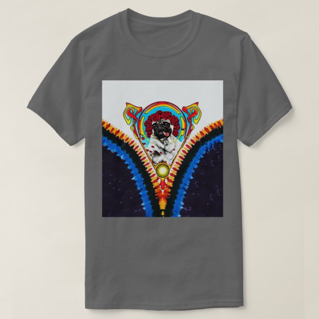 Dankbarer Mops 1 T-Shirt (Design vorne)