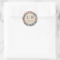 Dankbarer Navy-Blumenkreis