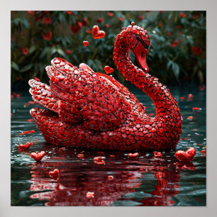 Dankbarer Schwan Poster