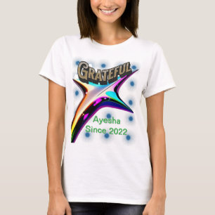 Dankbarer T - Shirt - Shirt der Inspiration