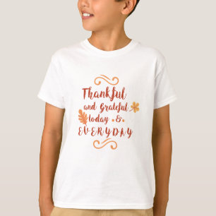 dankbarer und dankbarer Erntedank T-Shirt