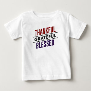 Dankbares dankbares gesegnet baby t-shirt