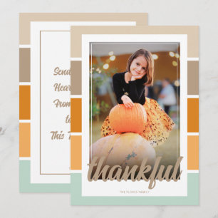 Dankbares Foto Erntedank Gruß Einladung