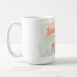 Dankbares Herz Inspirierende Kaffeetasse