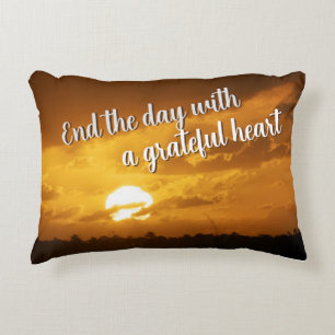 Dankbares Herzkissen Dekokissen