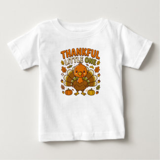 Dankbares kleines Baby-T-Shirt | Süßes Dankfest Baby T-shirt