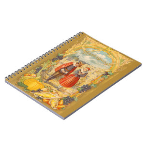 Dankbares Pilgrims Erntedank Notebook Notizblock